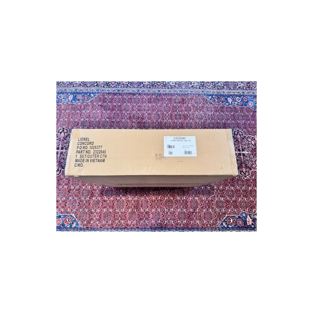 LIONEL VISION BIG BOY SUPER SET 2322040 NEW IN ORIGINAL LIONEL SHIPPING CARTON (MINT) — photo 2